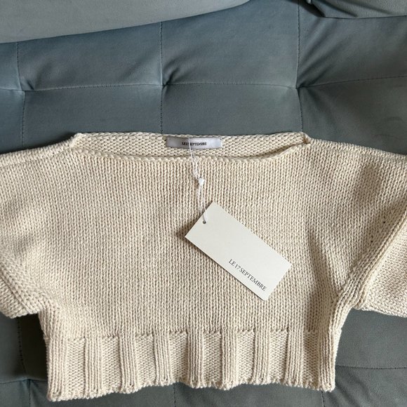 NWT Off-White Layered Sweater Set | S | LE17SEPTEMBRE - Picture 9 of 10
